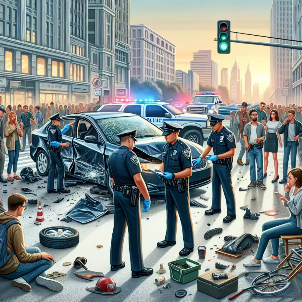 postup policie při dopravní nehodě